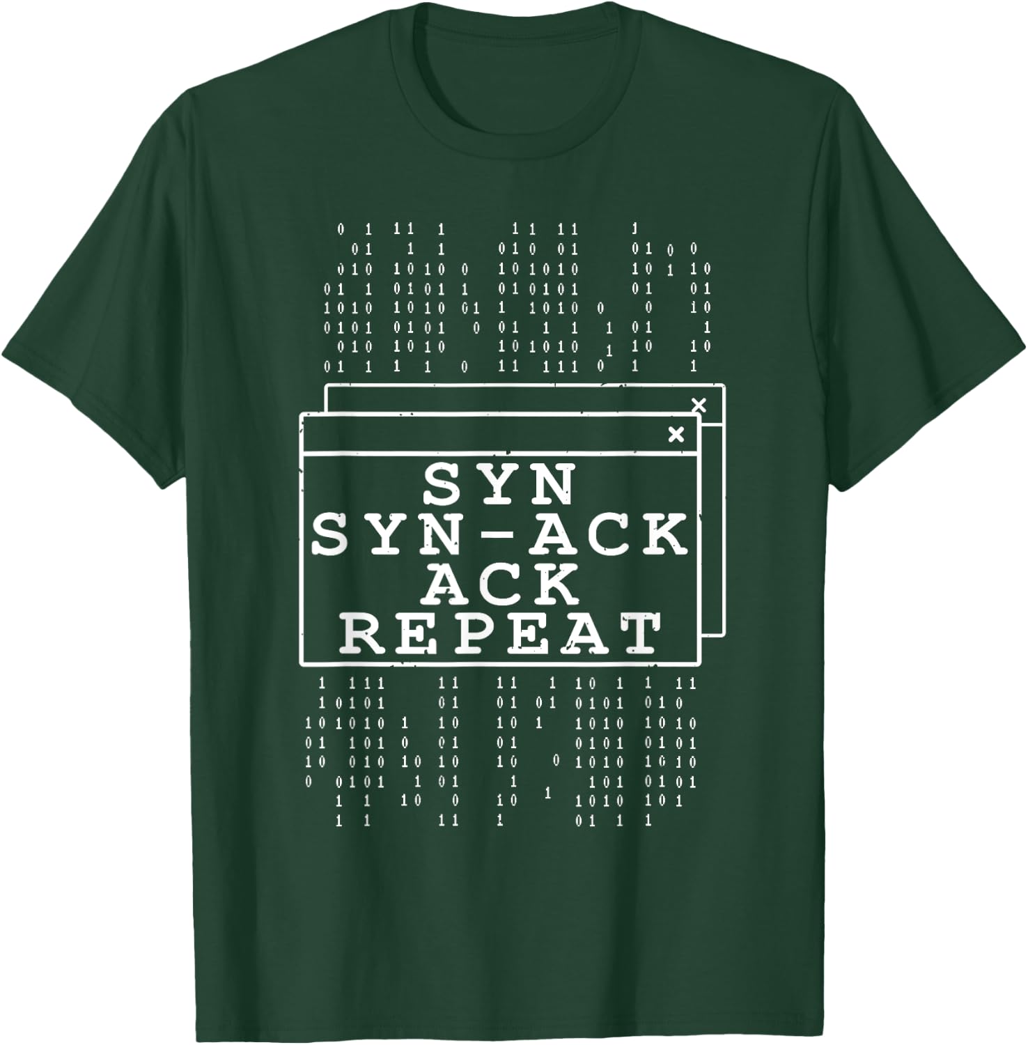 Network Admin, Syn Ack Repeat, Sysadmin & IT Programmer T-Shirt - T-Shirt | Forest