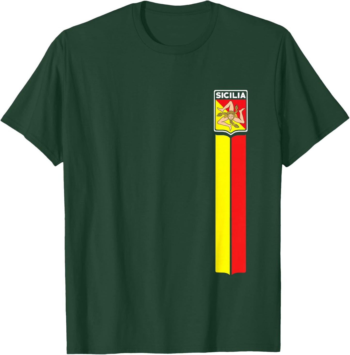 Sicilian Flag T-Shirt - T-Shirt | Forest