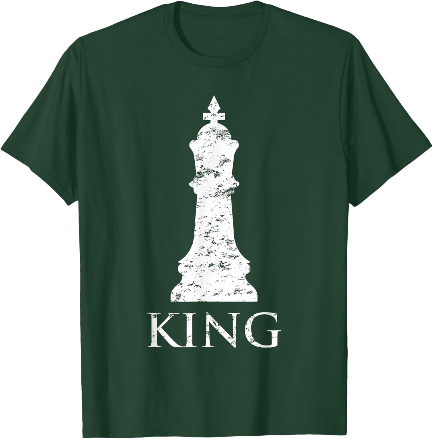 Funny Chess Pieces King Chess player Checkmate T-Shirt - T-Shirt | Forest