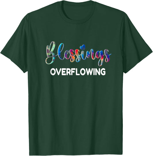 Blessed Beyond Measure Vintage Retro Christian Funny T-Shirt - T-Shirt | Forest