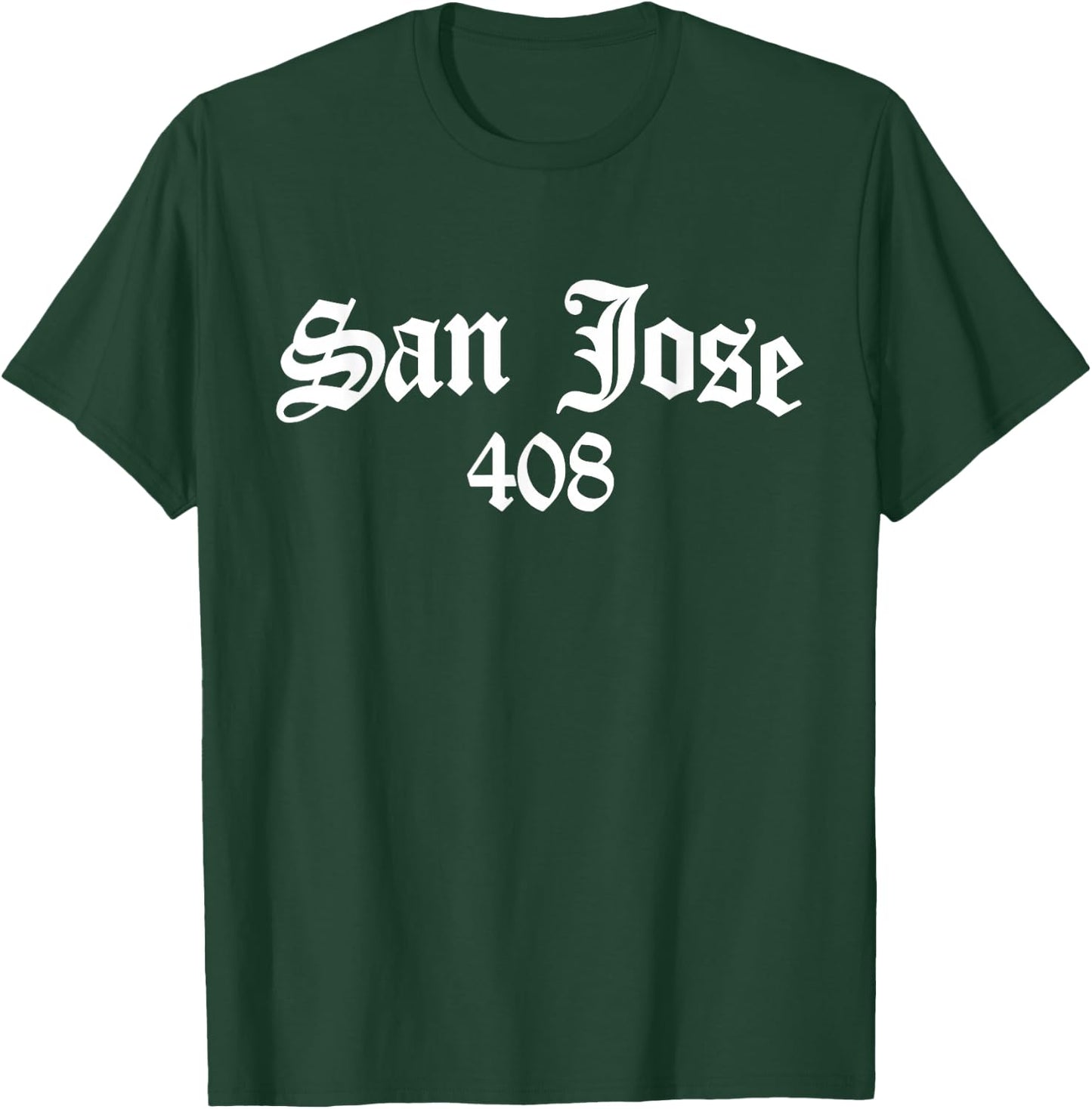 San Jose California 408 Souvenir T-Shirt - T-Shirt | Forest