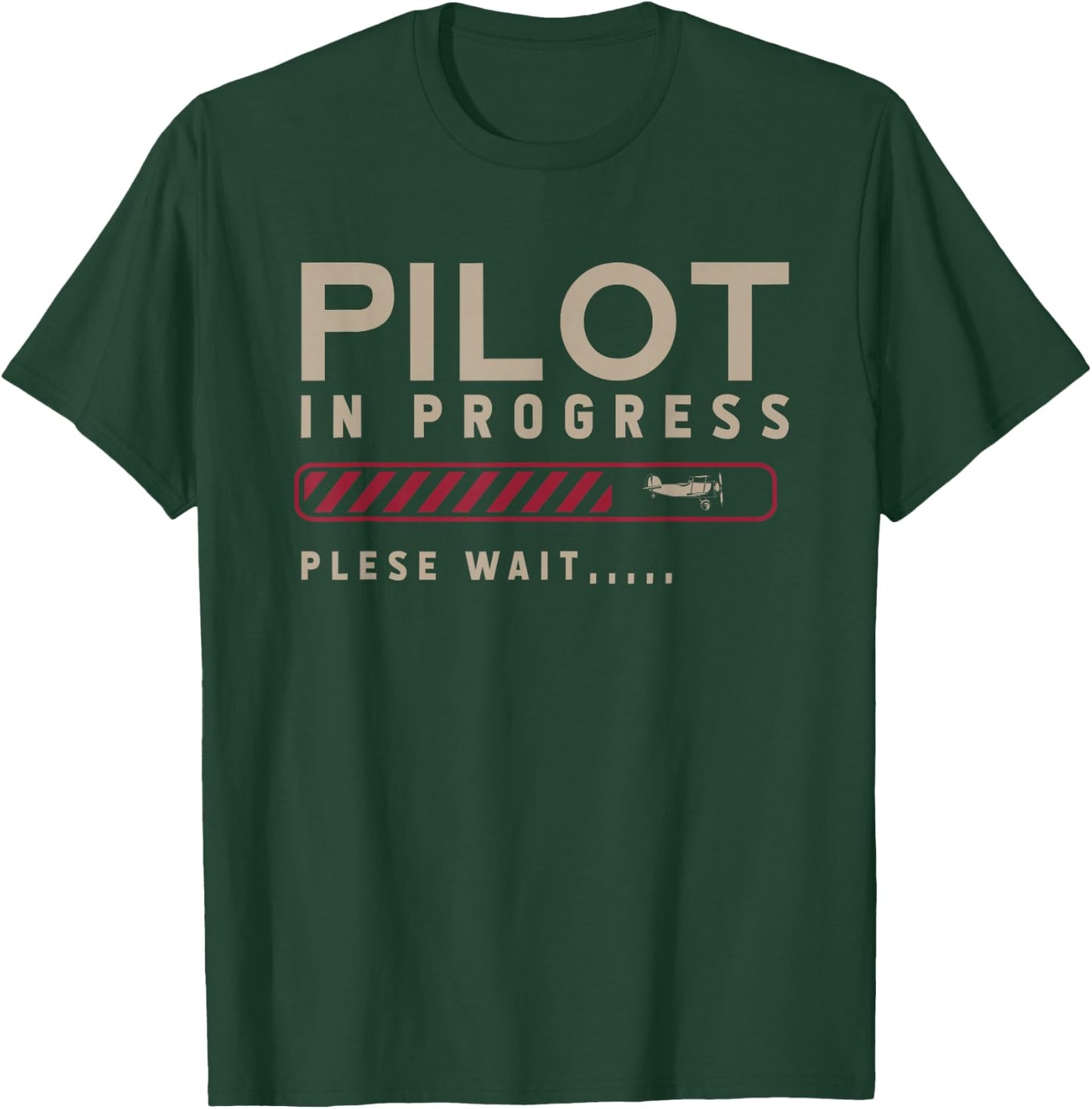 Aeroplane Aviator Co Pilot Gift Future Pilot T-Shirt - T-Shirt | Forest
