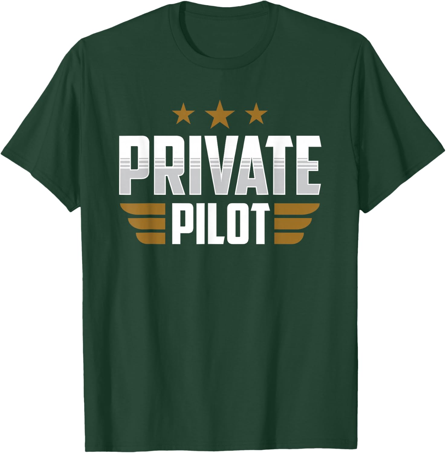 Privatpilot Jet Private Plane Small Plane Light Aircraft T-Shirt - T-Shirt | Forest