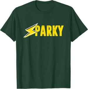 Sparky | Electricity Lineworker | Electrician T-Shirt - T-Shirt | Forest