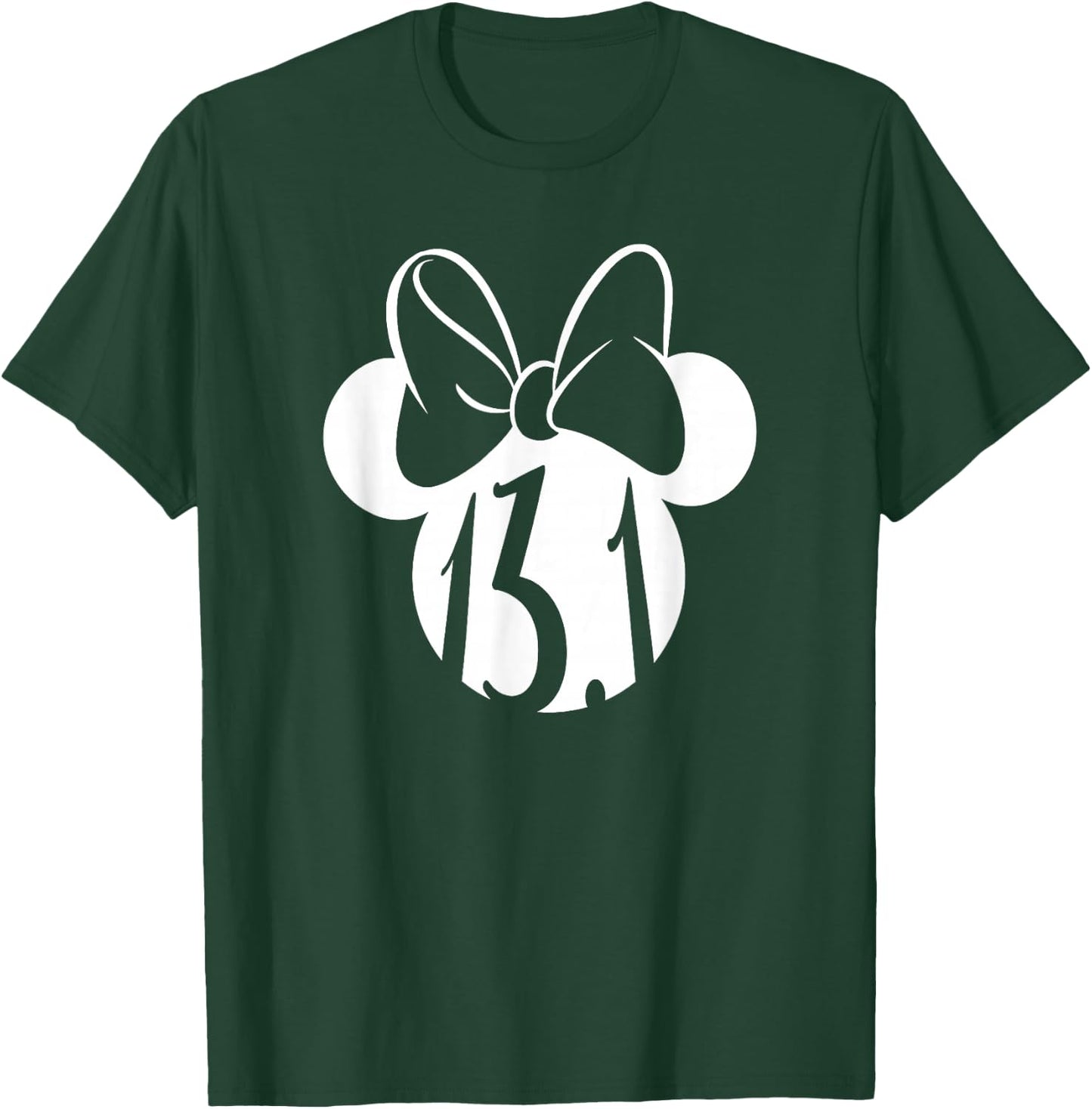 Disney Mickey And Friends Minnie Mouse Half Marathon 13.1 T-Shirt - T-Shirt | Forest