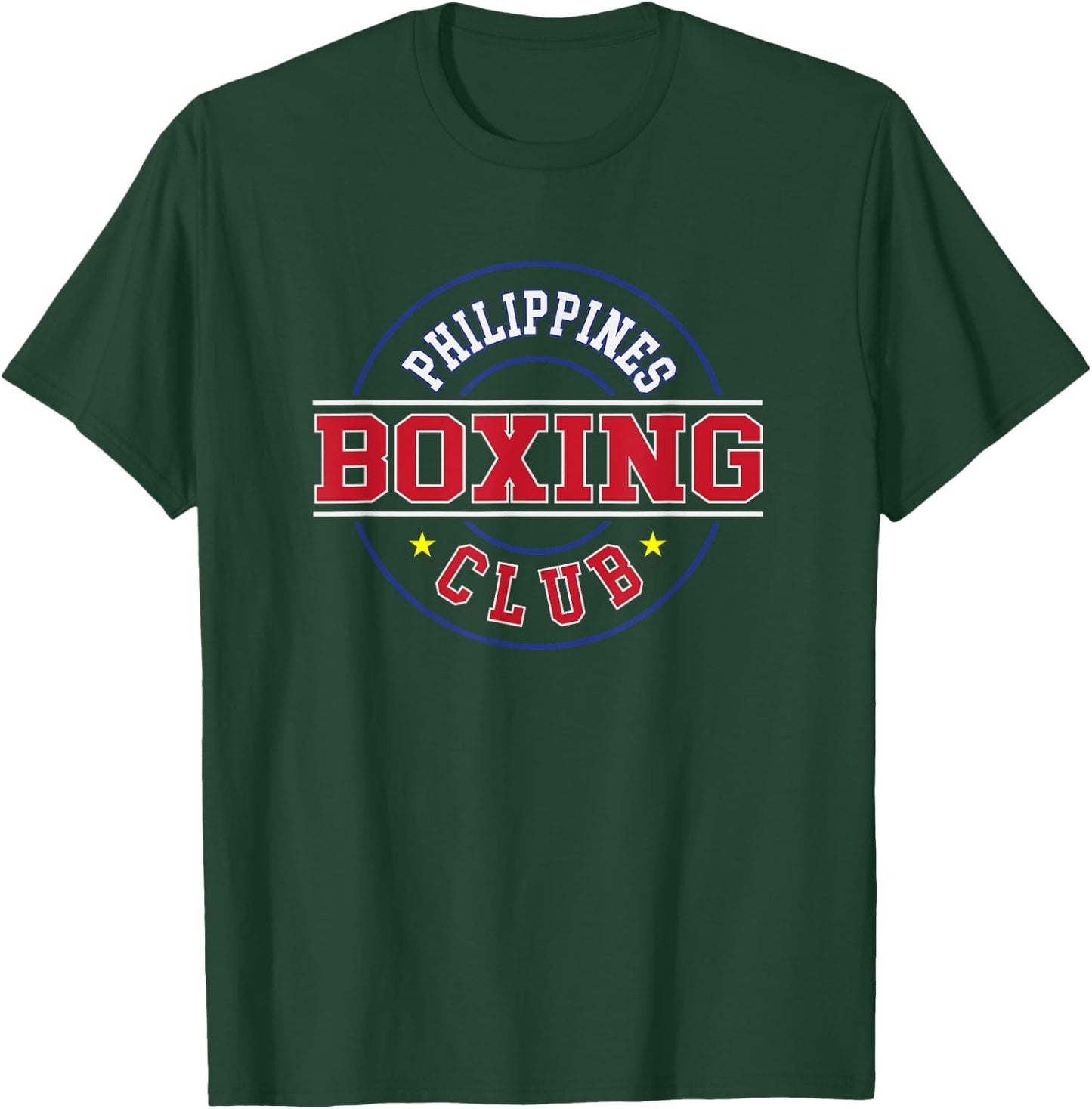 Philippines Boxing Club Gym Boxer Filipino Pinoy Pride T-Shirt - T-Shirt | Forest