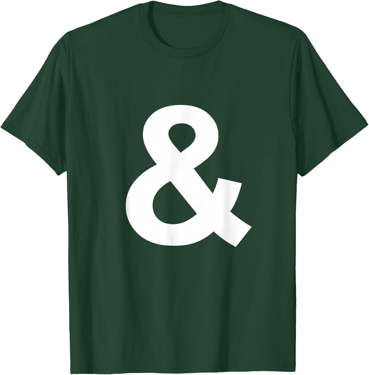 Ampersand Sign Shirt Initial Monogram T-Shirt - T-Shirt | Forest