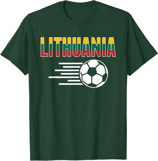 Lithuania Soccer Fans Jersey - Support Lithuanian Football T-Shirt - T-Shirt | Forest