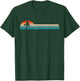 Vintage Retro Pickleball Player Small T-Shirt - T-Shirt | Forest