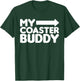 My Coaster Buddy Set 1/2 pointing right, Roller Coaster T-Shirt - T-Shirt | Forest
