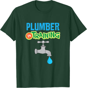Kids Future Plumber in Training T-Shirt - T-Shirt | Forest