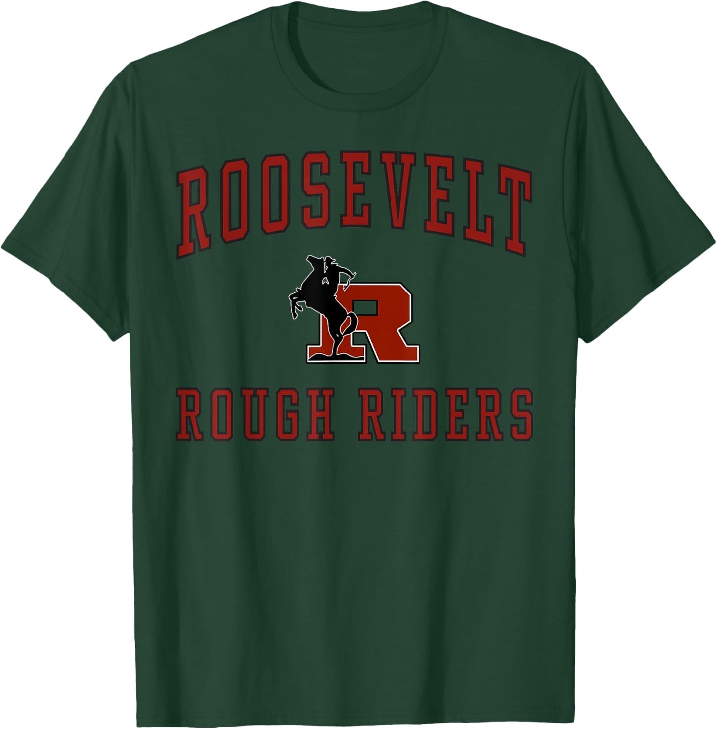 Roosevelt High School Rough Riders C1 T-Shirt - T-Shirt | Forest
