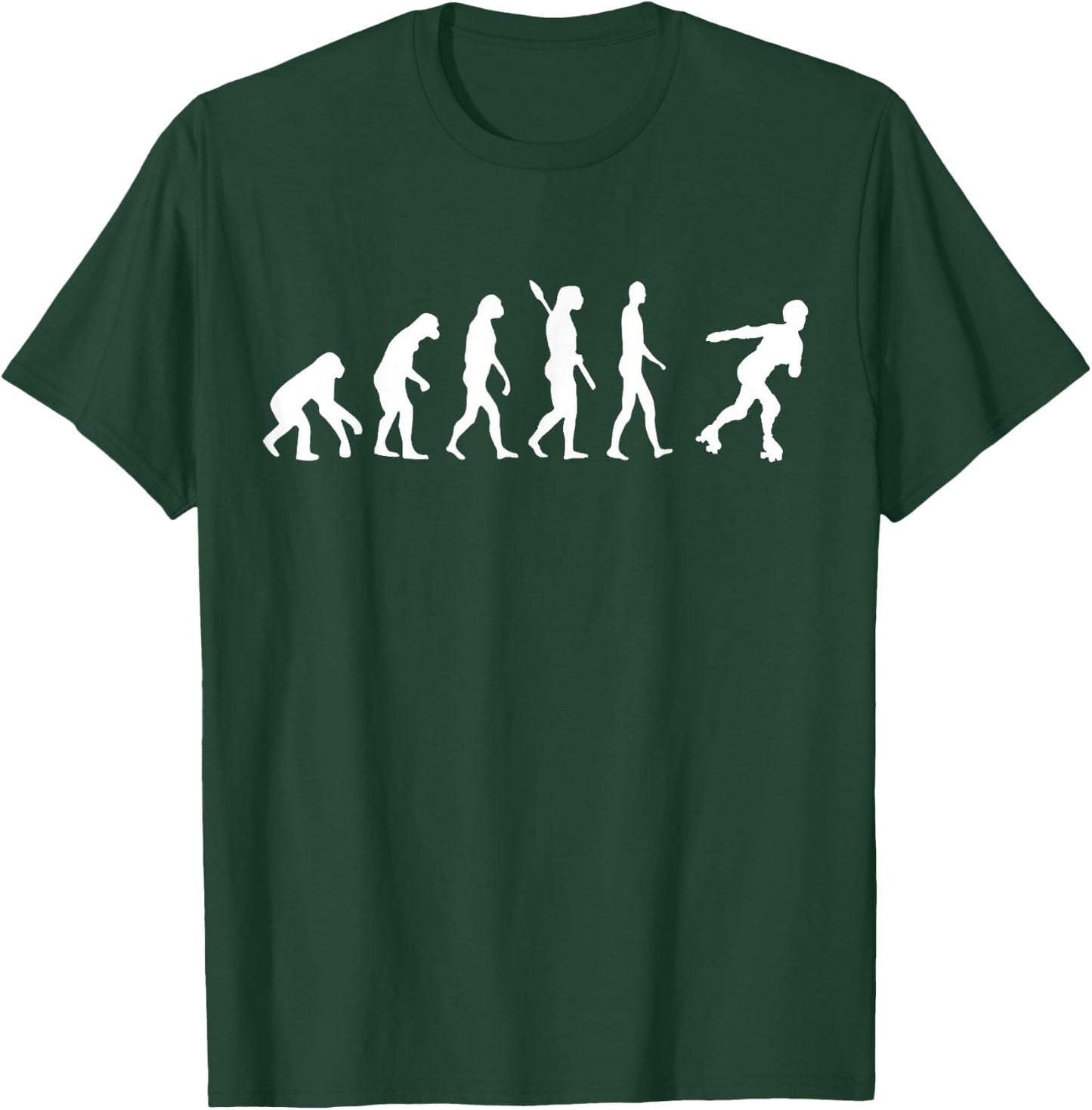 Roller Skates Rider Evolution Roller Skating Inline Skates T-Shirt - T-Shirt | Forest