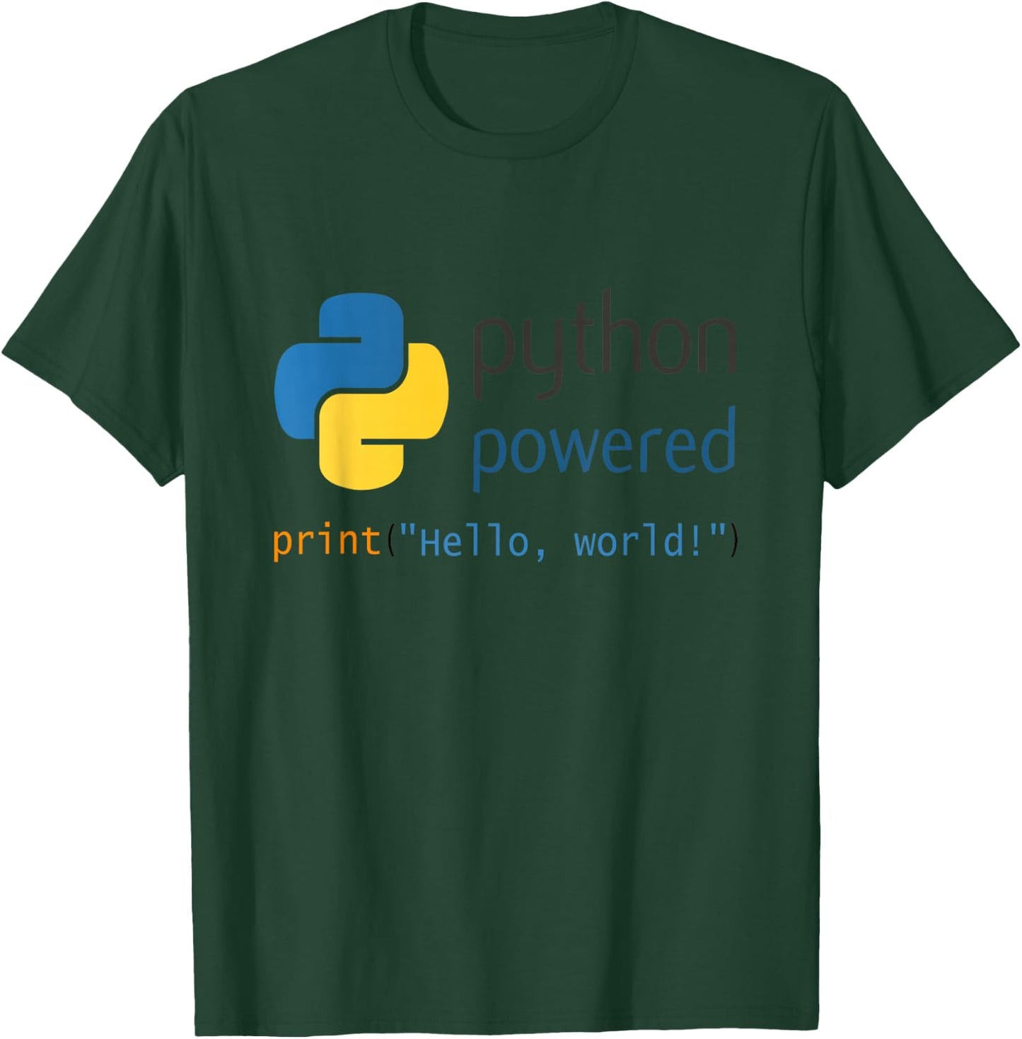 Python Programmer Computer Developers T-Shirt - T-Shirt | Forest