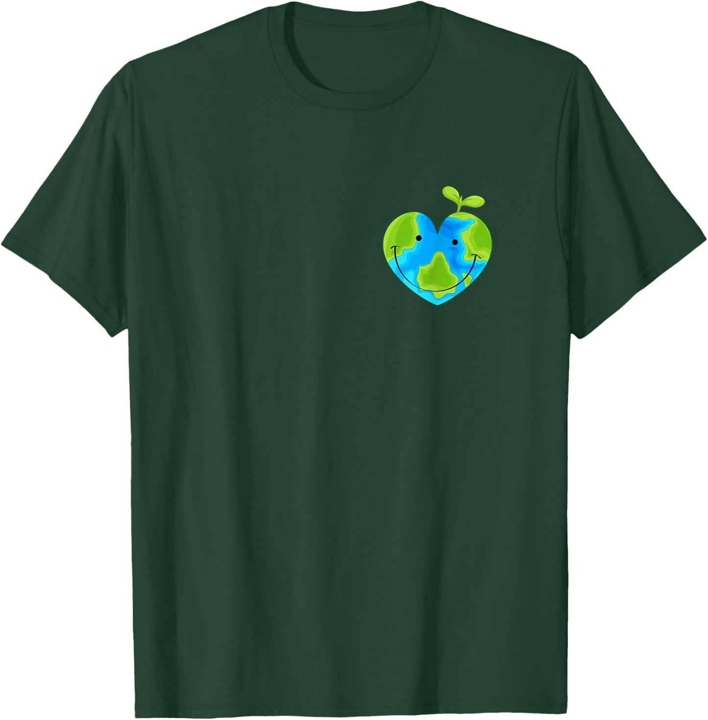 Earth Heart Earth Day T-Shirt - T-Shirt | Forest