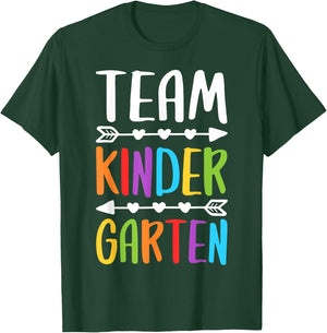 Team Kindergarten Shirt Boy Girl Teacher Back To School T-Shirt - T-Shirt | Forest