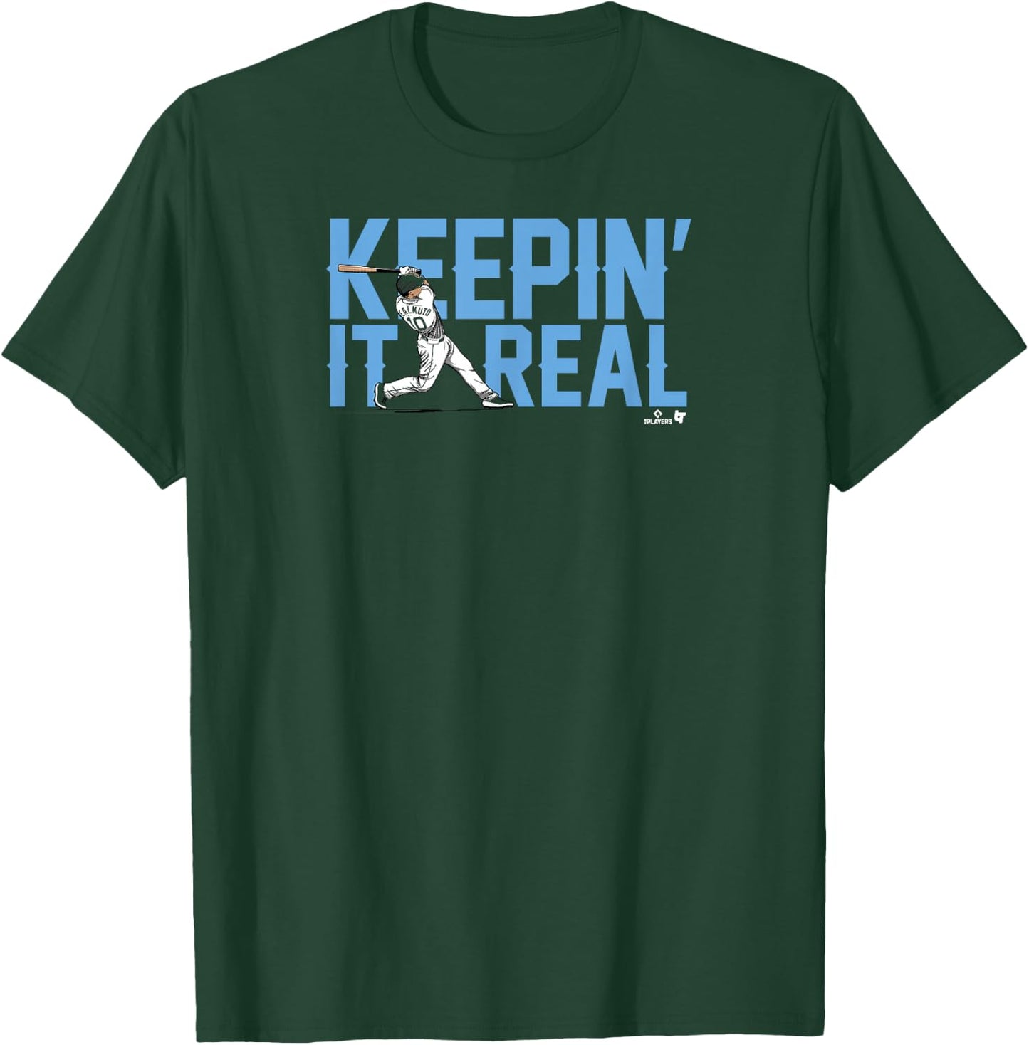 Officially Licensed J.T. Realmuto - Keepin' It Real T-Shirt - T-Shirt | Forest