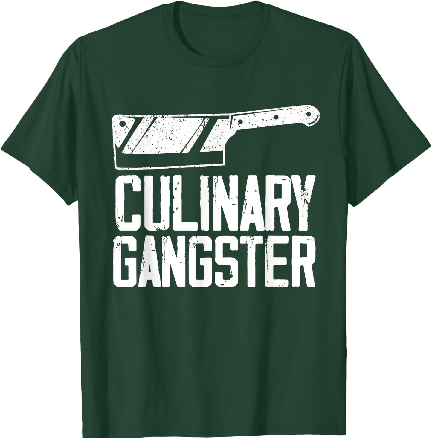 Funny Chef Art Men Women Restaurant Kitchen Food Cooking T-Shirt - T-Shirt | Forest