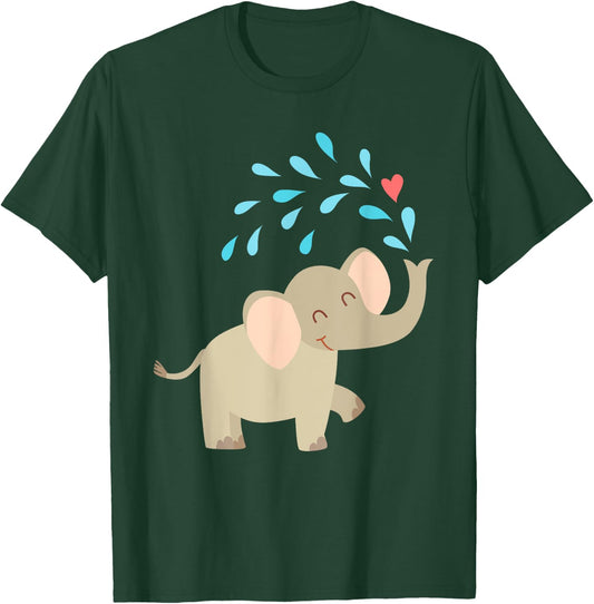 Baby Elephant Animal Women Or Kids T-Shirt - T-Shirt | Forest