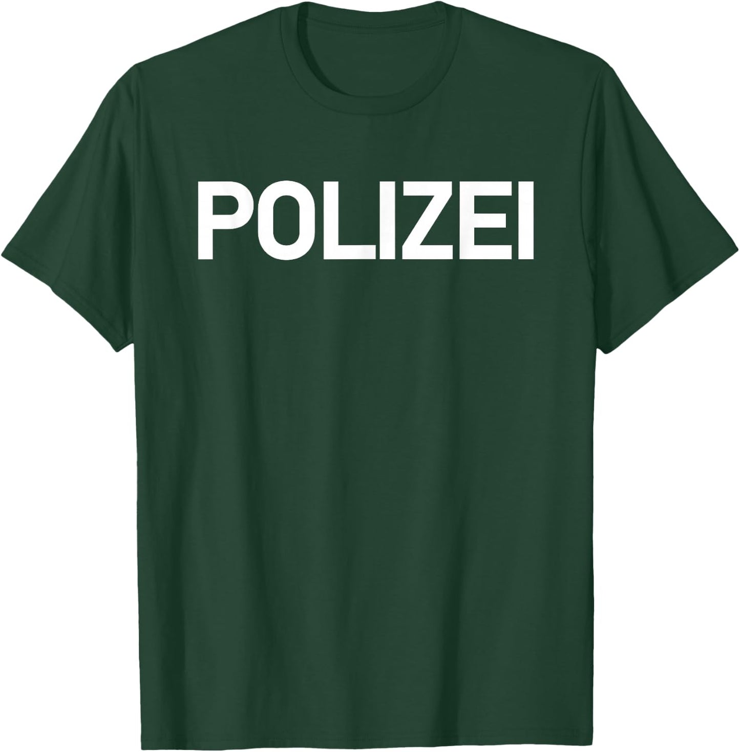 Polizei German Police Germany Halloween Costume T-Shirt - T-Shirt | Forest