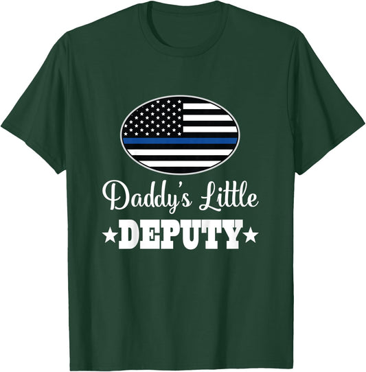 Kids Sheriff Deputy Son T-Shirt - T-Shirt | Forest