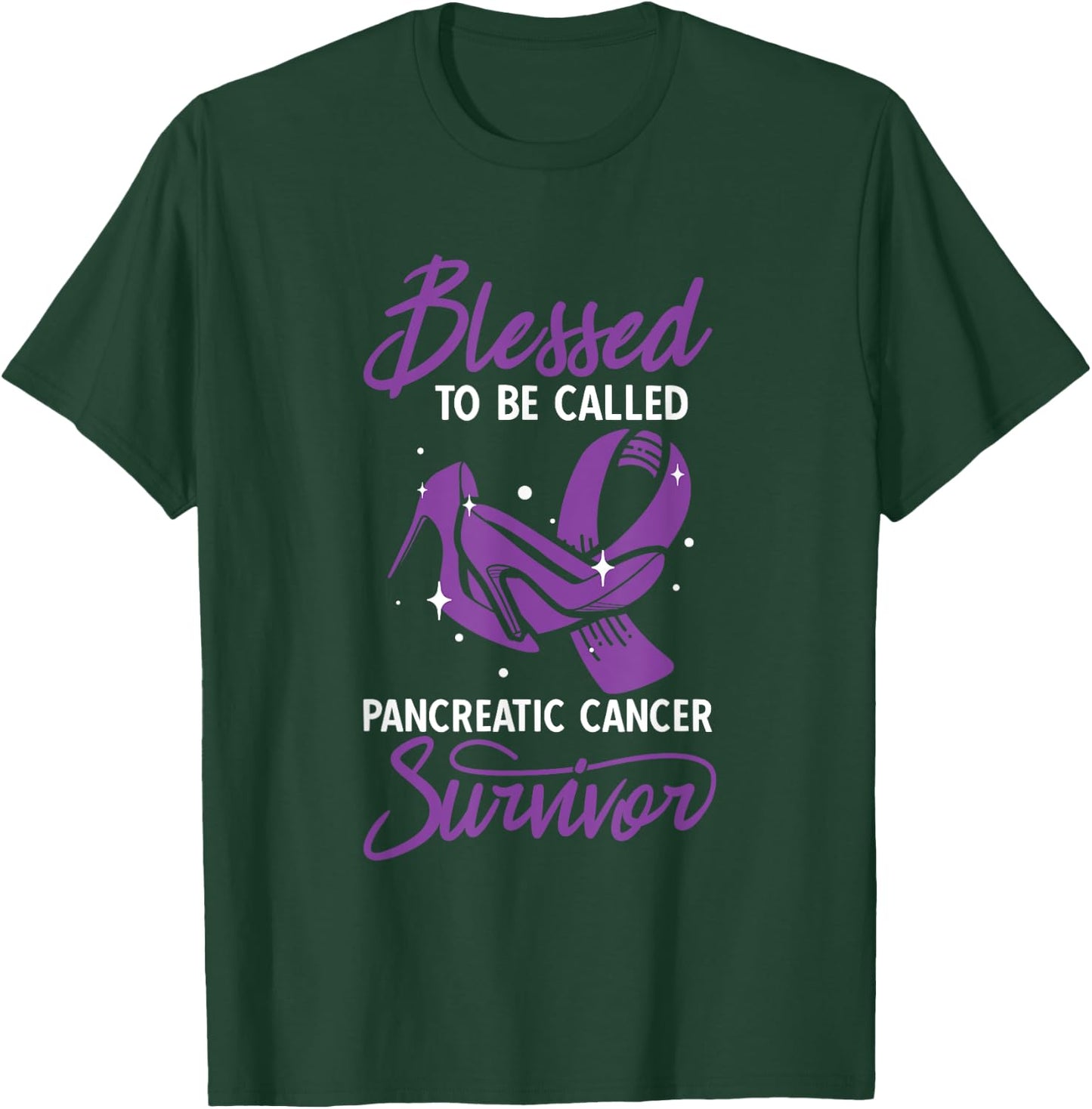 Blessed To Be Called A Survivor Pancreatic Cancer T-Shirt - T-Shirt | Forest