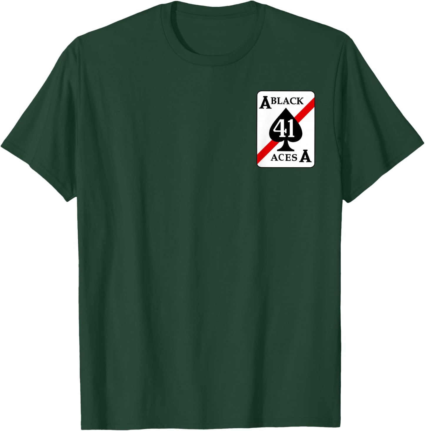Navy Strike Fighter Squadron 41 VFA-41 Black Aces T-Shirt - T-Shirt | Forest