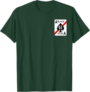 Navy Strike Fighter Squadron 41 VFA-41 Black Aces T-Shirt - T-Shirt | Forest