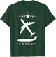 C-5 Galaxy Military Transport Plane Silhouettes T-Shirt - T-Shirt | Forest
