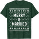 Merry & Married Christmas Matching Pajama Couples Newlyweds T-Shirt - T-Shirt | Forest