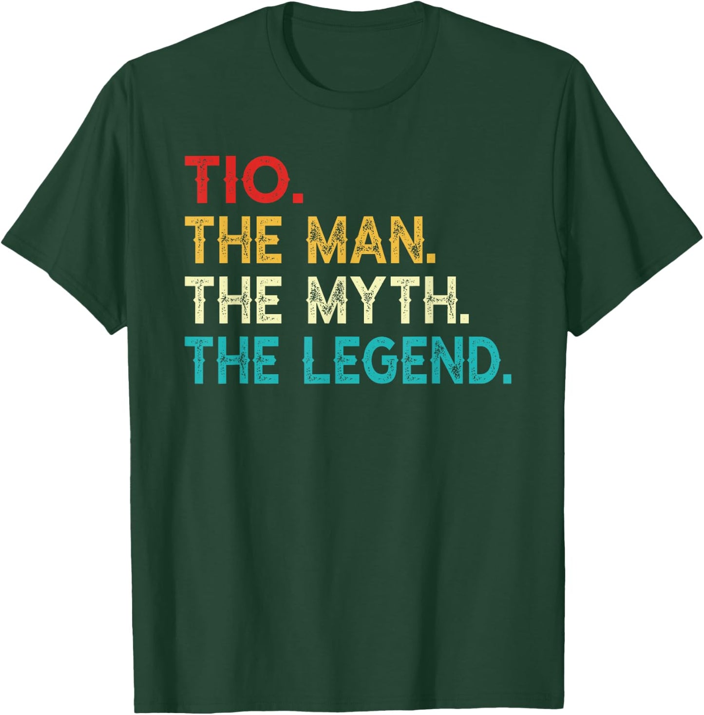 Tio The Man The Myth The Legend Funny Vintage Tio T-Shirt - T-Shirt | Forest