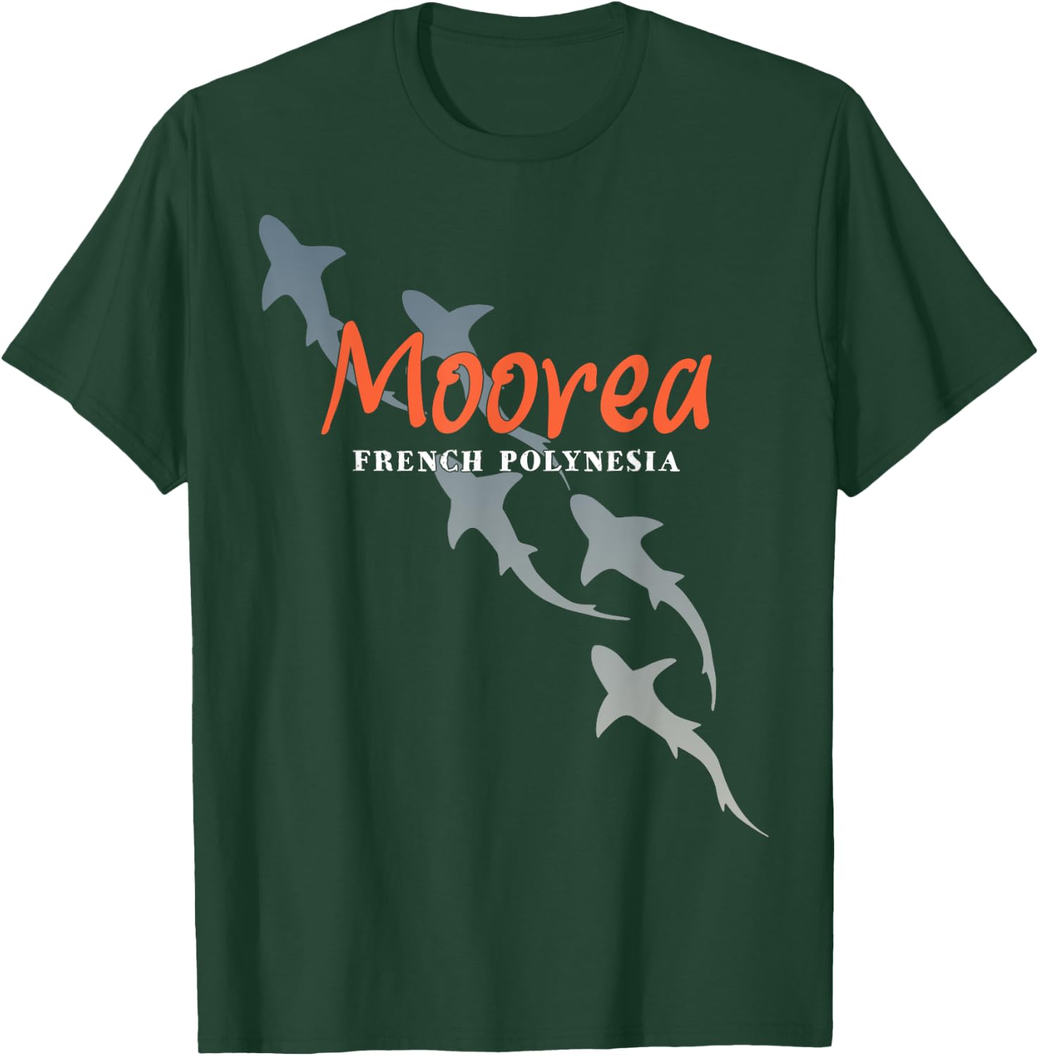 Shark Scuba Diving Moorea, Scuba Diving with Sharks T-Shirt - T-Shirt | Forest
