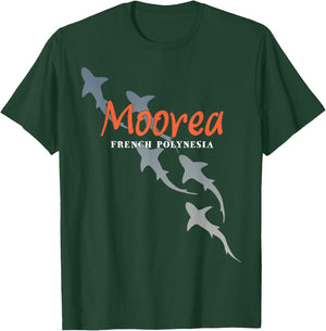 Shark Scuba Diving Moorea, Scuba Diving with Sharks T-Shirt - T-Shirt | Forest