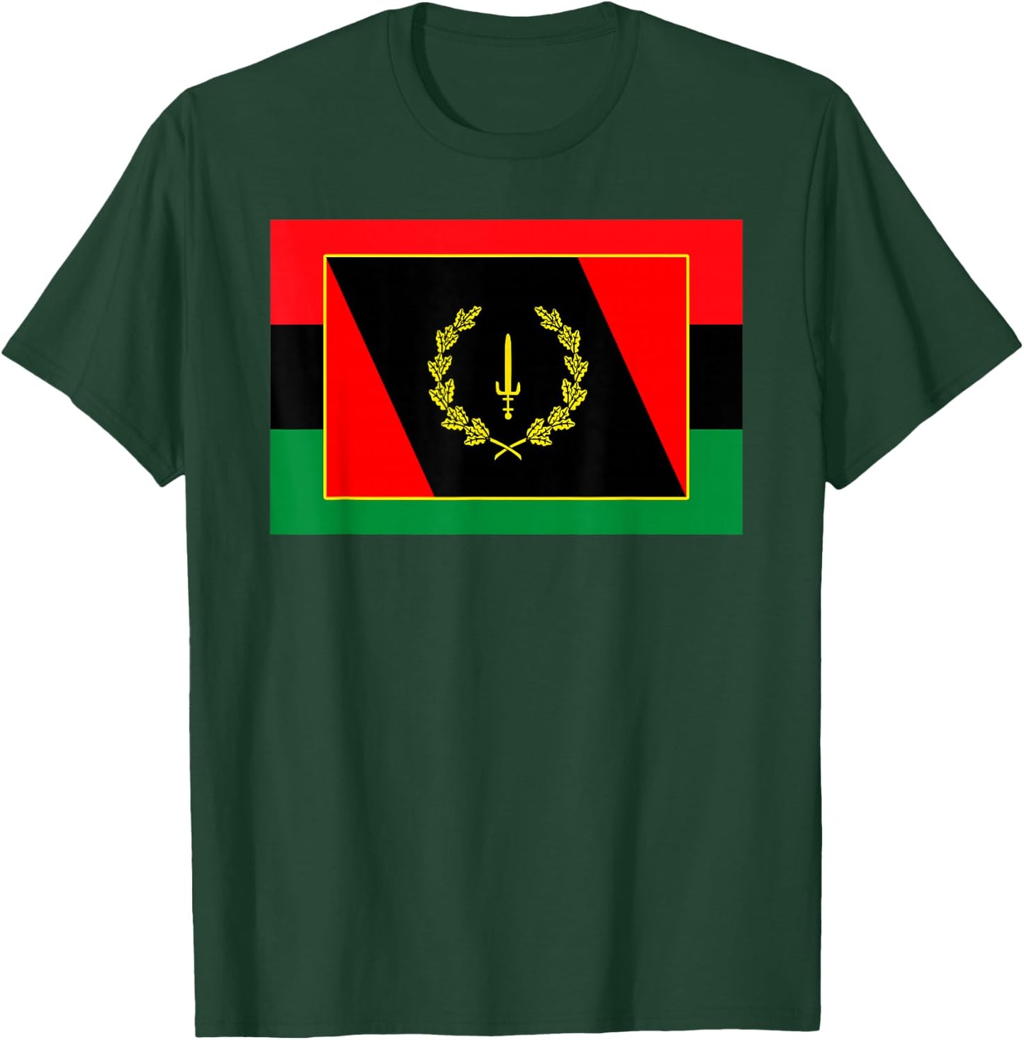 African American Heritage Flag T-Shirt - T-Shirt | Forest
