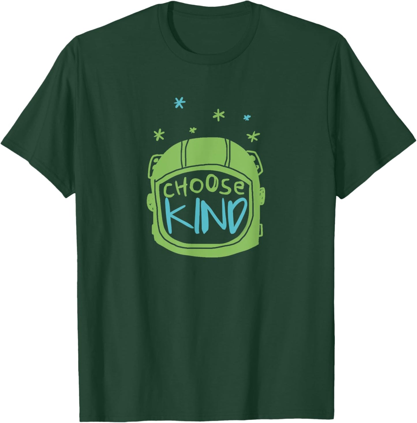 Choose Kind space helmet, wonder book inspired,anti bullying T-Shirt - T-Shirt | Forest