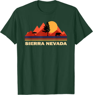 Retro Sierra Nevada T-Shirt - T-Shirt | Forest