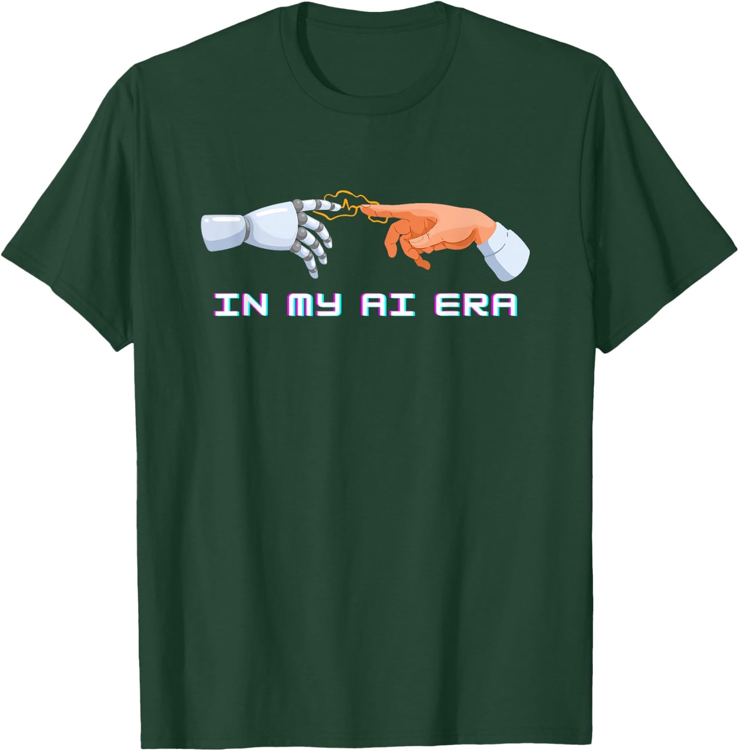 Funny Robot Humor, In My AI Era, Artificial Intelligence T-Shirt - T-Shirt | Forest