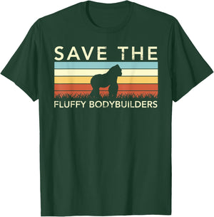 Retro Save The Gorillas Silverback T-Shirt - T-Shirt | Forest