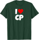 I Love CP I Heart CP I Love CP I Heart CP T-Shirt - T-Shirt | Forest