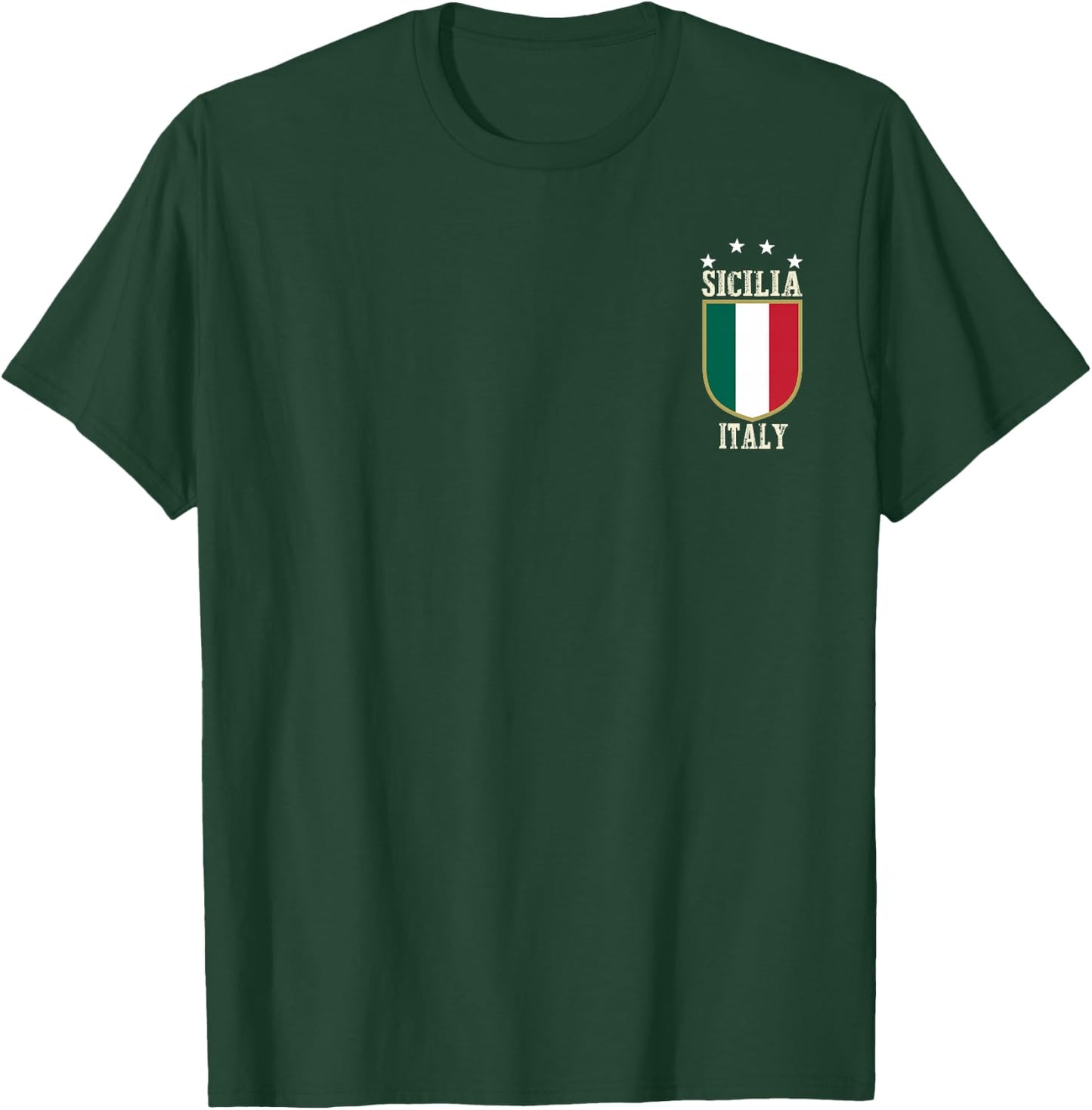 Sicilia Italy Italia Souvenir Italian Sicily T-Shirt - T-Shirt | Forest