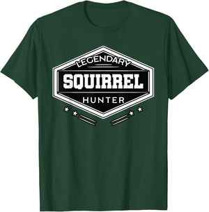 Hunt Squirrel Prey Hunting Marrmots Hunter Chipmunks Gift T-Shirt - T-Shirt | Forest
