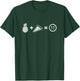 Cool Pizza Lover Apparel and Gifts No Pineapple on Pizza Easy Equation T-Shirt - T-Shirt | Forest
