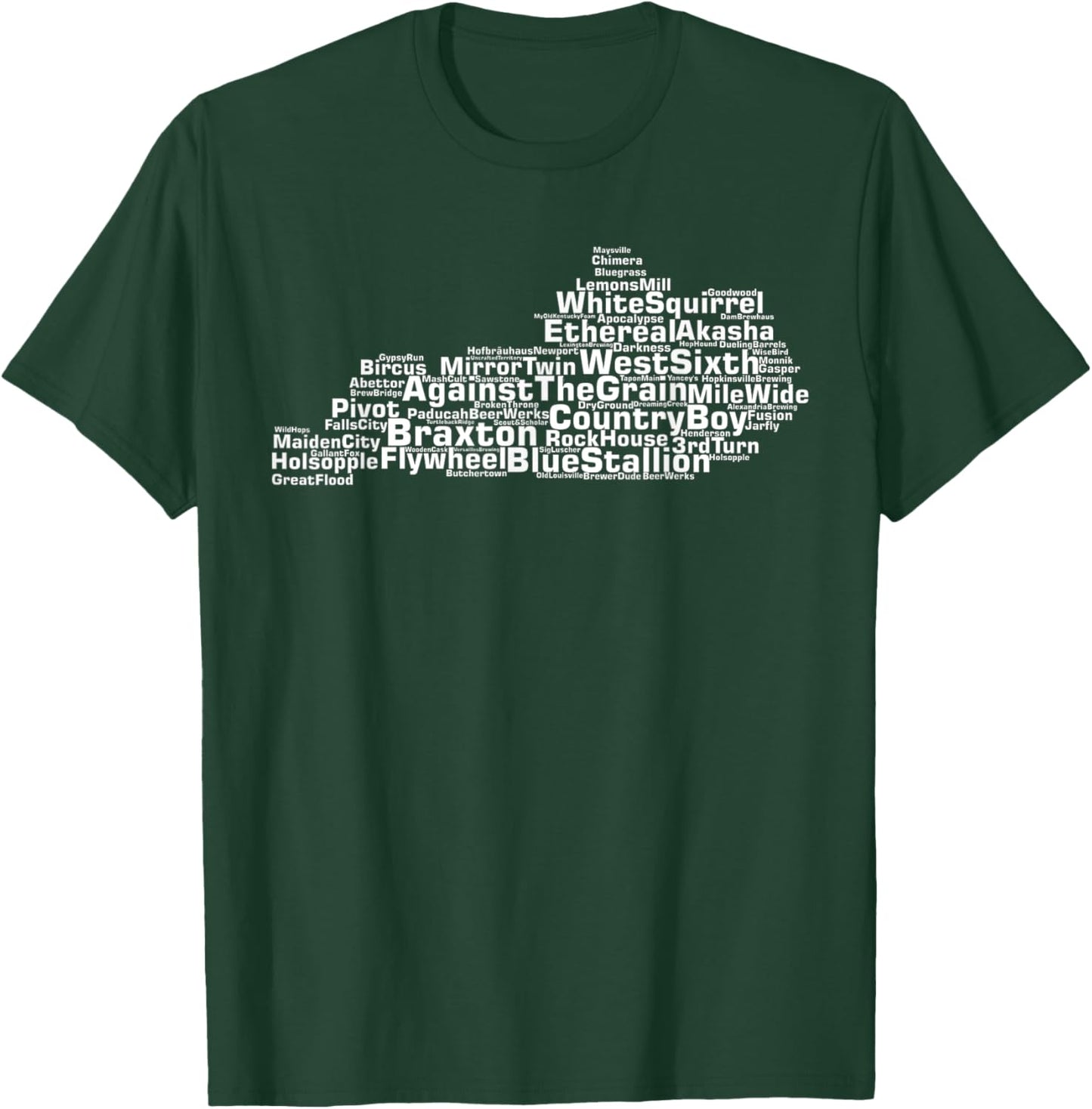 Kentucky Breweries T-Shirt - T-Shirt | Forest