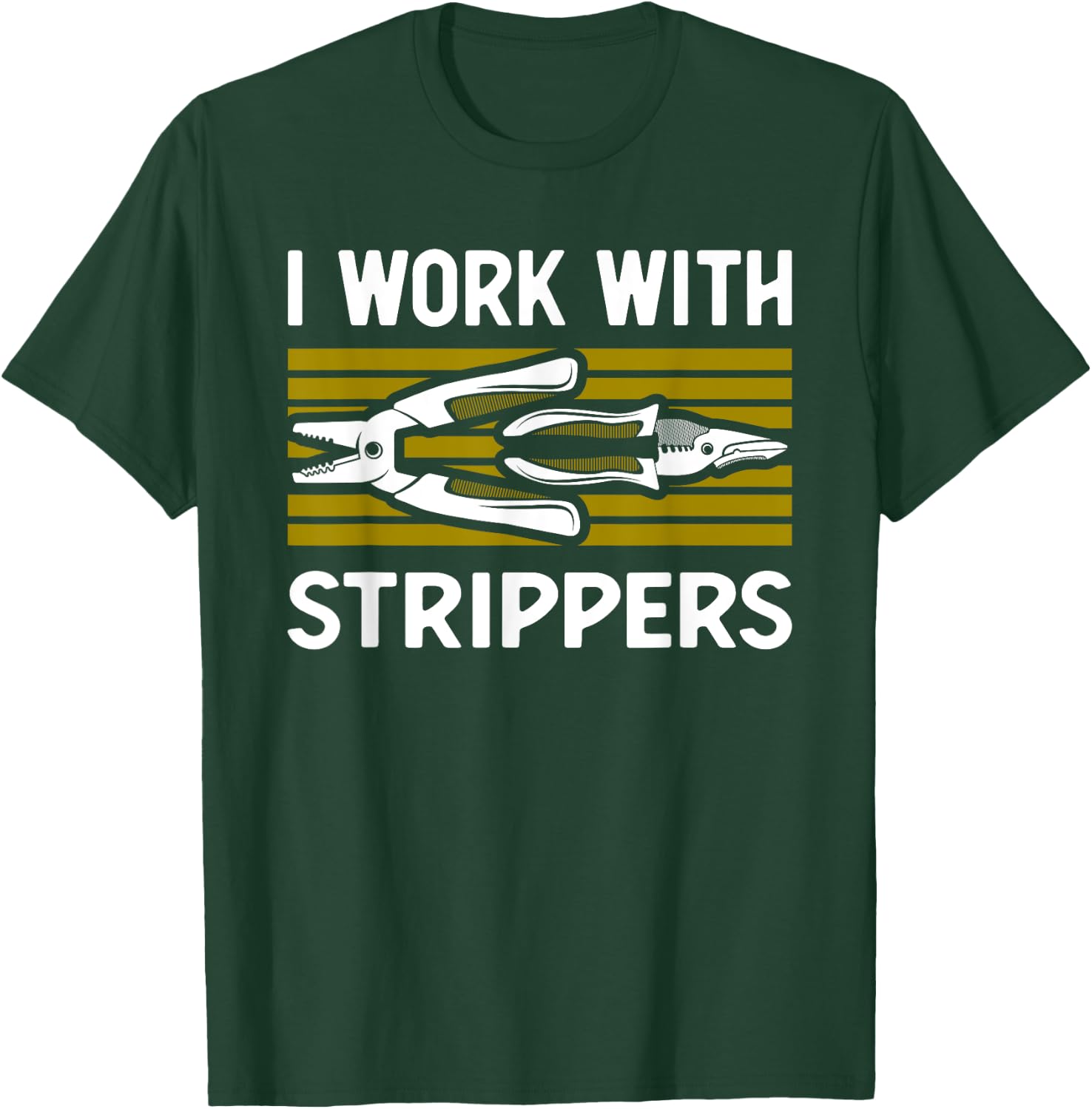 Cool Electrician Art Men Women Lineman Electrical Work Tools T-Shirt - T-Shirt | Forest