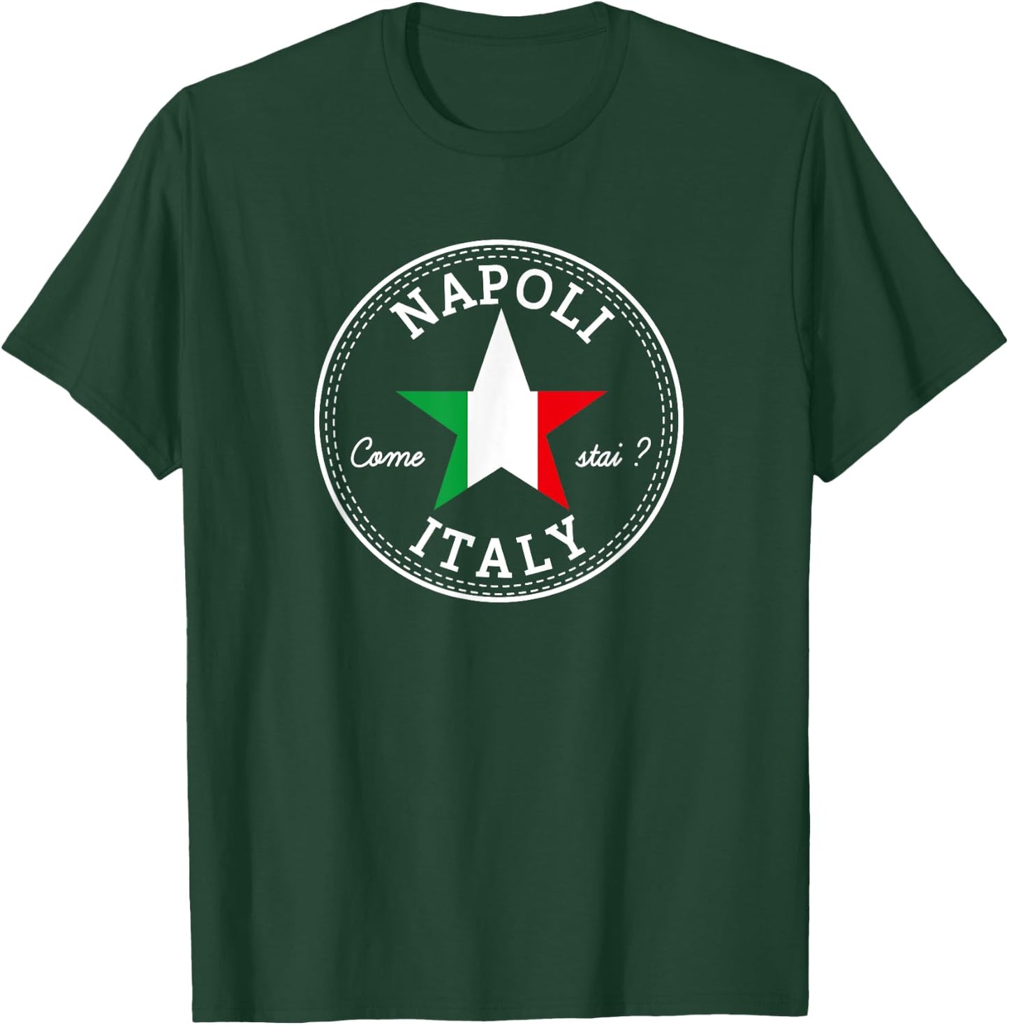 Naples Napoli Italy beach travel holiday sun souvenir Women T-Shirt - T-Shirt | Forest