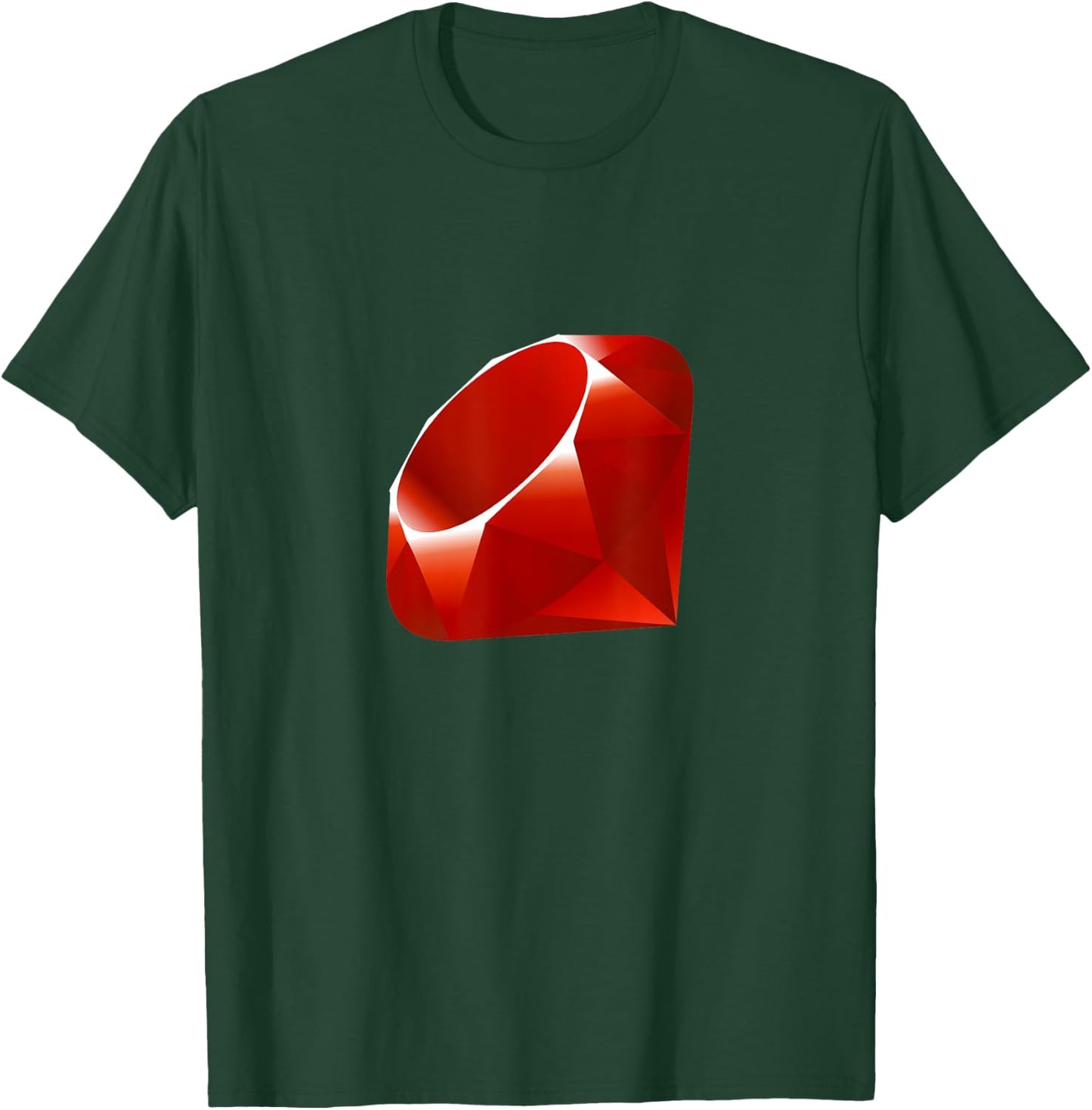 Ruby Logo - For Engineers and Programmers T-Shirt - T-Shirt | Forest