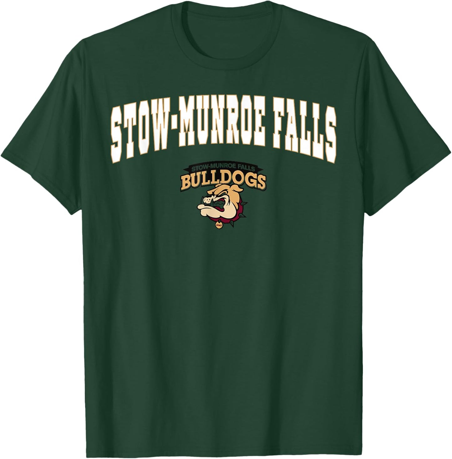Stow-Munroe Falls High School Bulldogs C2 T-Shirt - T-Shirt | Forest