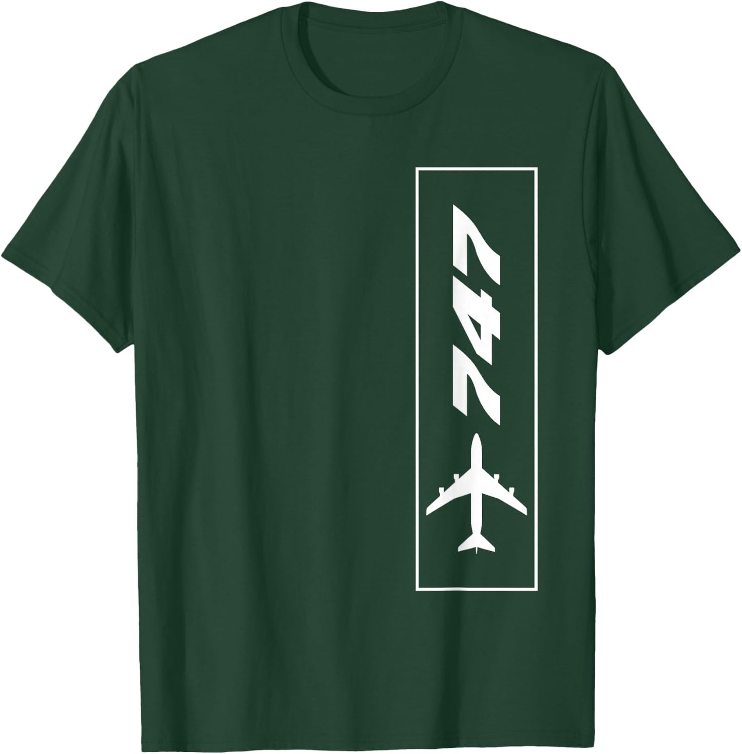 747 Airliner Plane For Avgeeks T-Shirt - T-Shirt | Forest