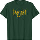 San Jose Logo Distressed (Yellow) - San Jose, California T-Shirt - T-Shirt | Forest