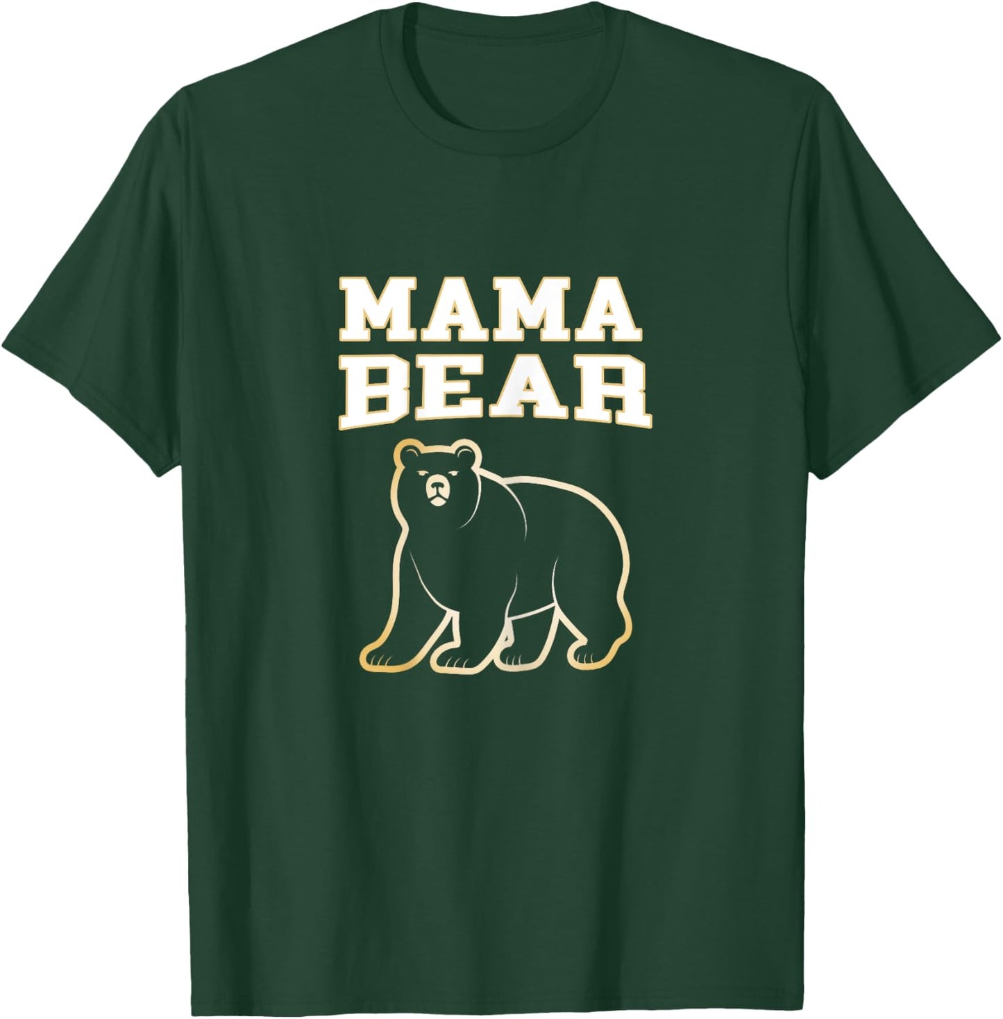 Mama Bear Cool Matching Family Christmas for Moms Women T-Shirt - T-Shirt | Forest